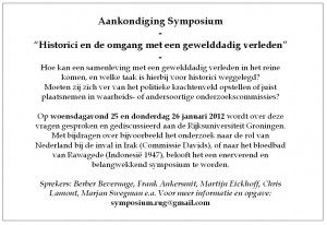 Aankondiging symposium